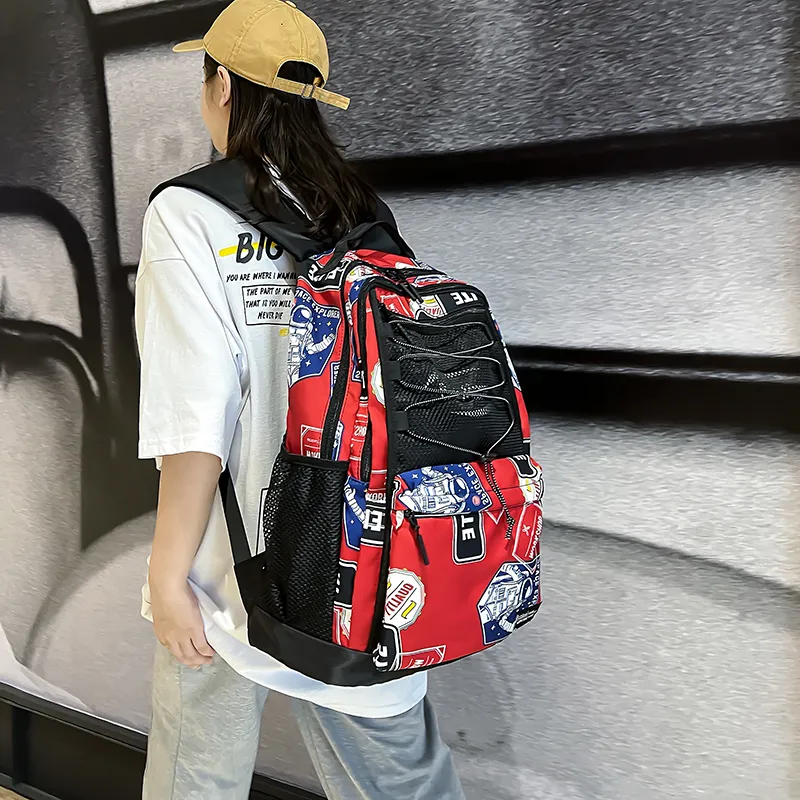 SUN ERATH&U Composite Cloth Backpack Unisex Multicolor-2