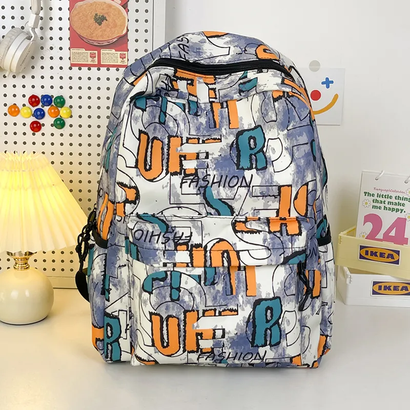SUN EARTH &U Nylon Backpack Unisex Multicolor-2