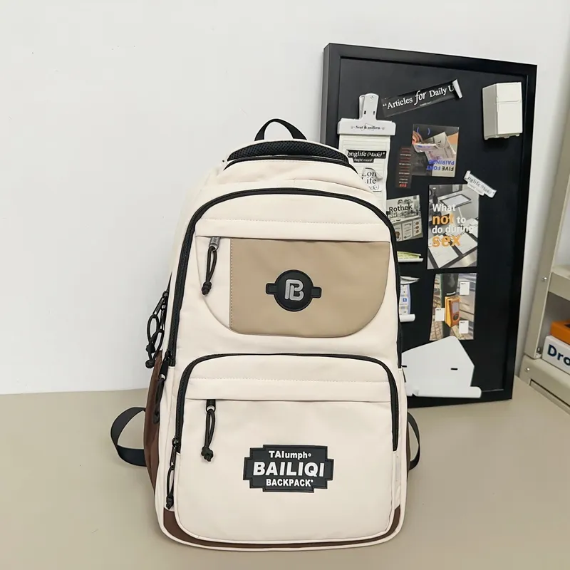 SUN EARTH &U Nylon Backpack Unisex Multicolor-3
