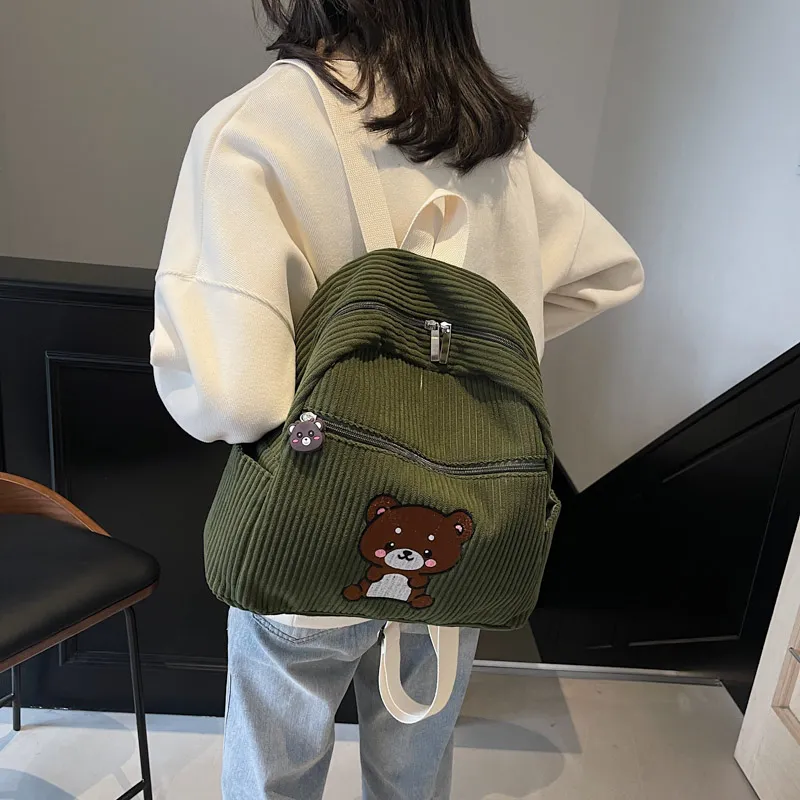 SUN ERATH&U Corduroy Backpack Regular Women's Multicolor-9