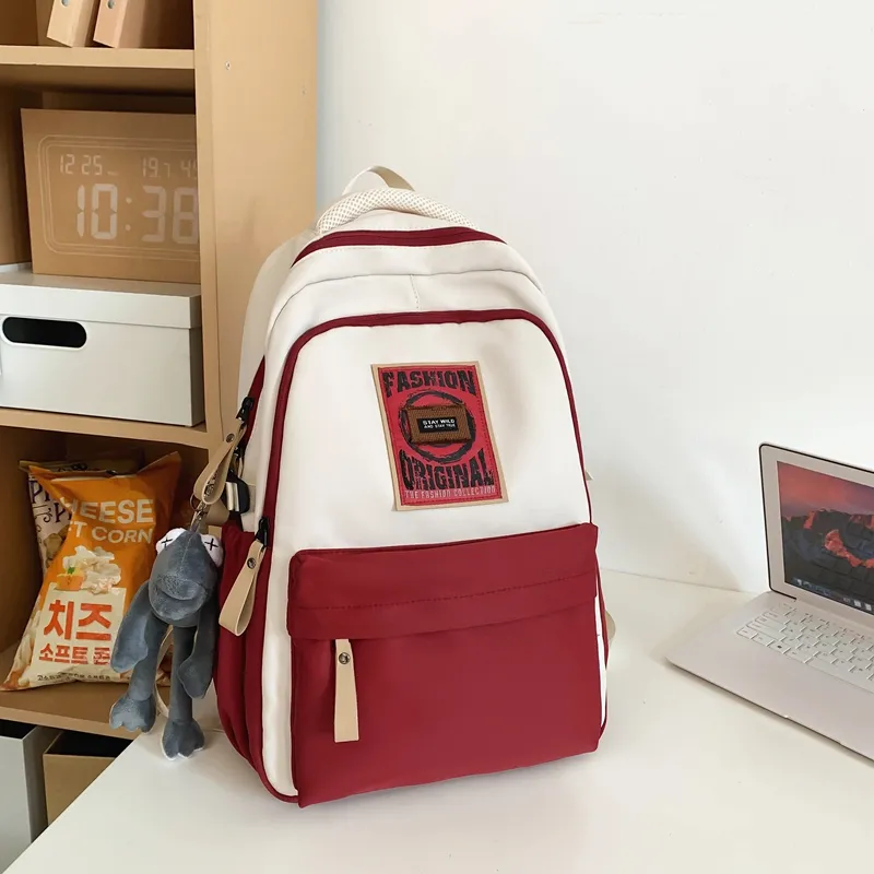 SUN EARTH &U Nylon Backpack Regular Unisex Multicolor-3