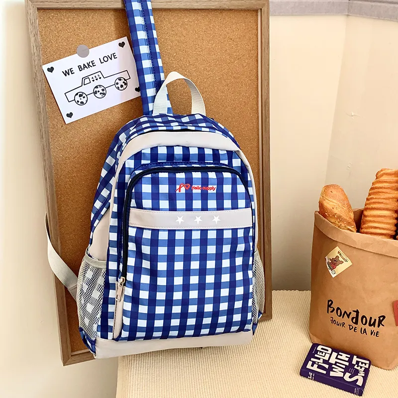 SUN ERATH&U Nylon Backpack Regular Unisex Blue/Pink-10