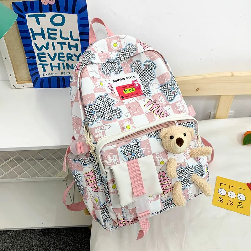 SUN EARTH &U Nylon Backpack Unisex Multicolor-2
