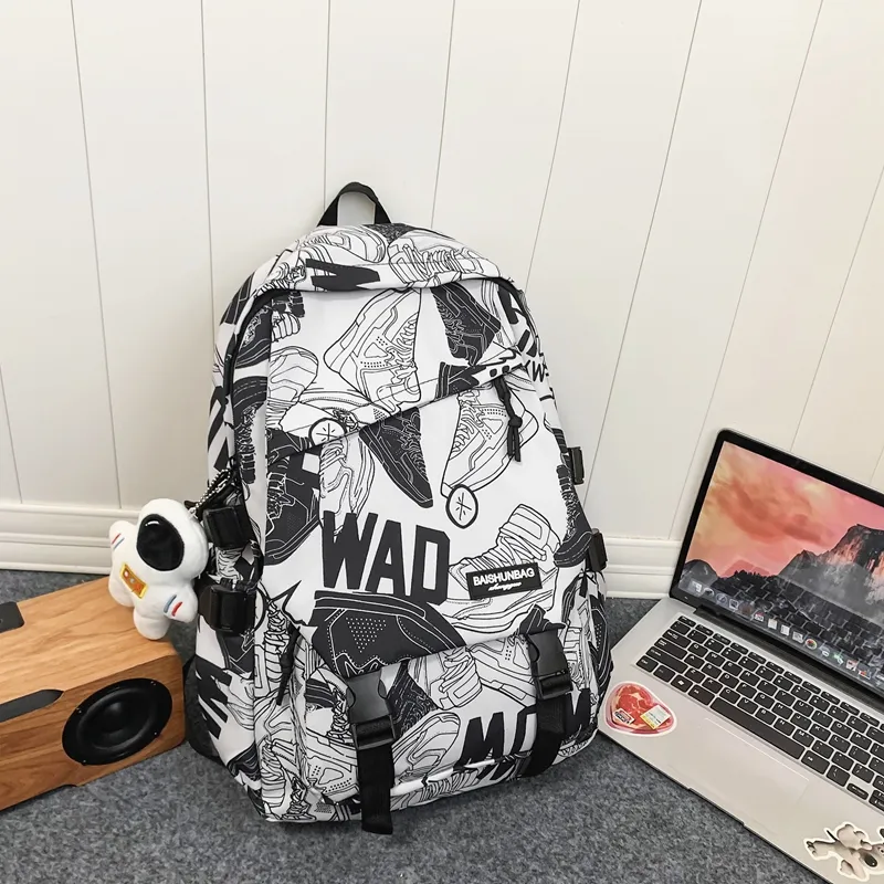 SUN EARTH &U Nylon Backpack Unisex Multicolor-5