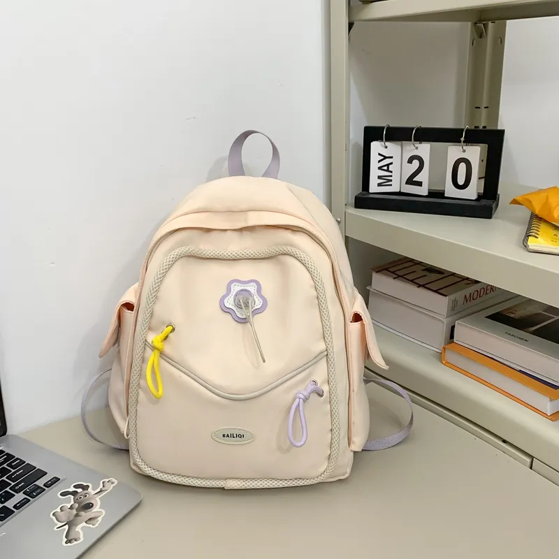 SUN EARTH &U Nylon Backpack Unisex Multicolor-2