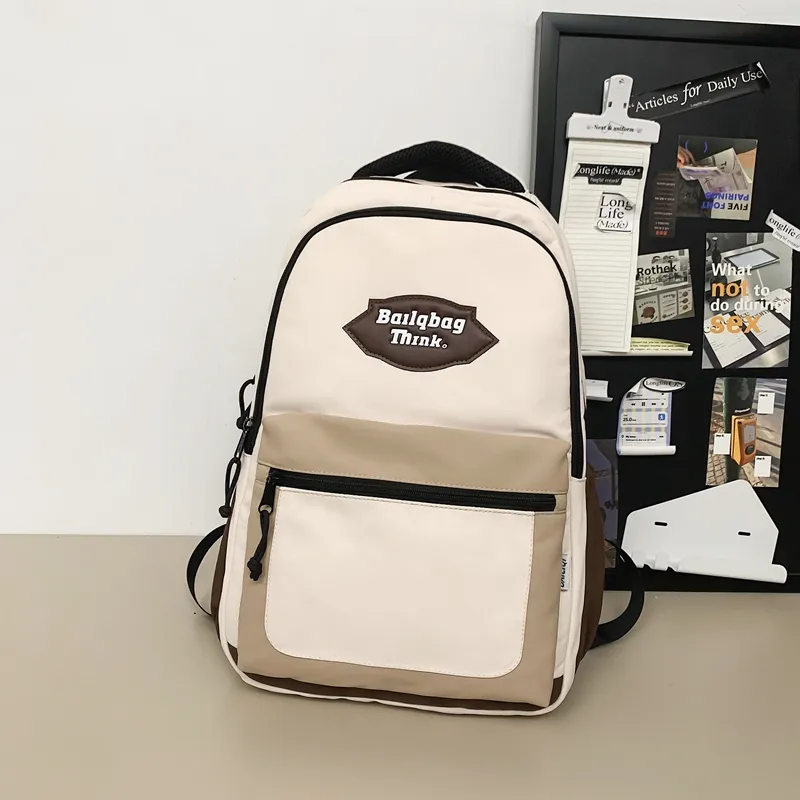 SUN EARTH &U Nylon Backpack Unisex Multicolor-1