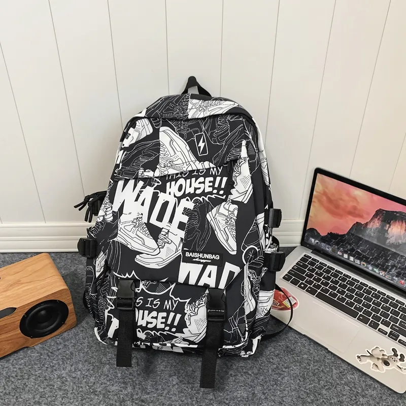 SUN EARTH &U Nylon Backpack Unisex Multicolor-1