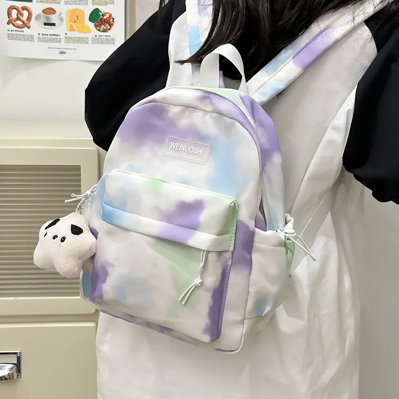 SUN EARTH &U Nylon Backpack Women's Multicolor-9
