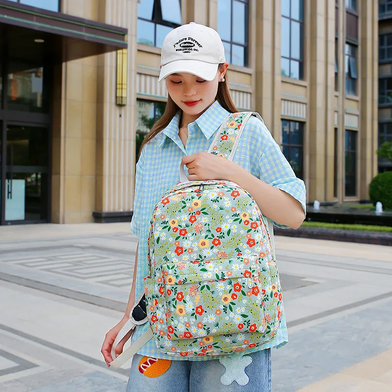 SUN ERATH&U Fabric Backpack Combo Set Women's Multicolor-8