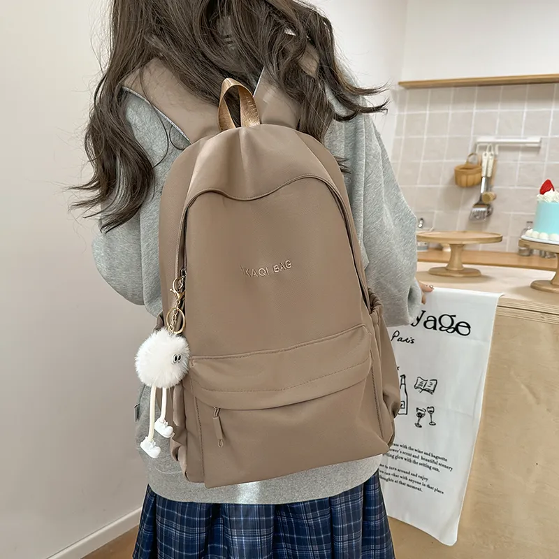 SUN ERATH&U Nylon Backpack Regular Women's Purple/Coffee/Pink White/Black-2