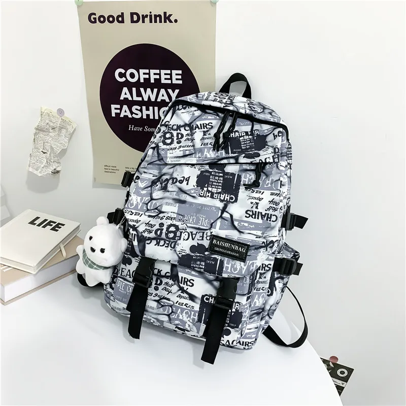 SUN EARTH &U Composite Cloth Backpack Unisex Multicolor-8