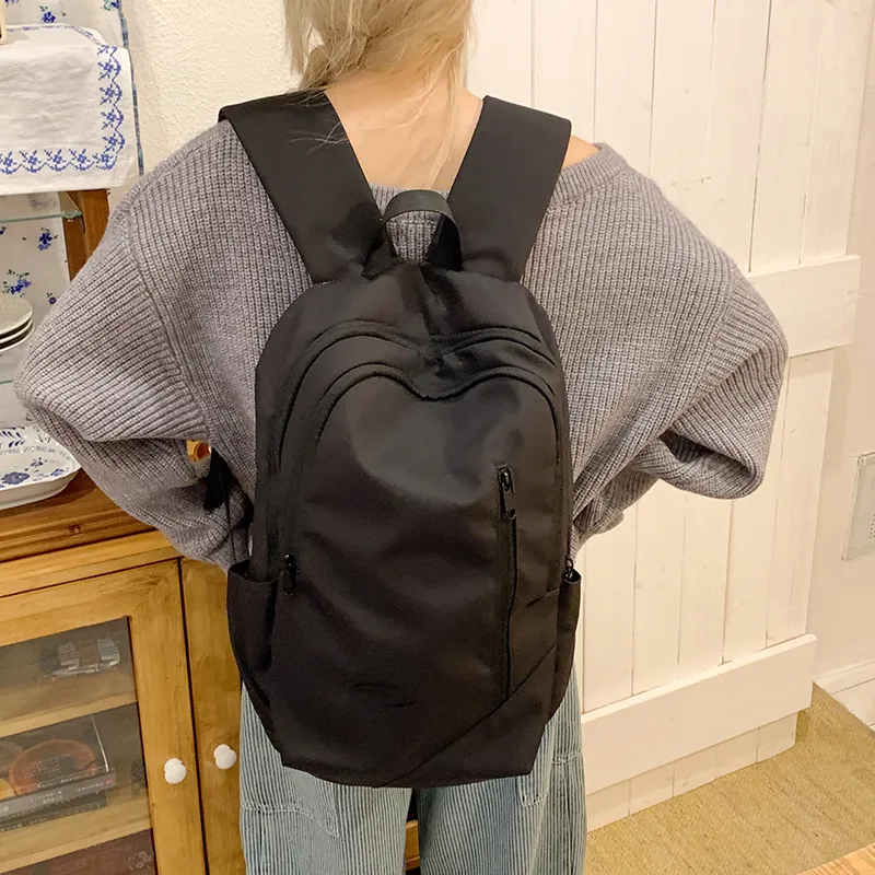 SUN ERATH&U Nylon Fabric Backpack Unisex Multicolor-11