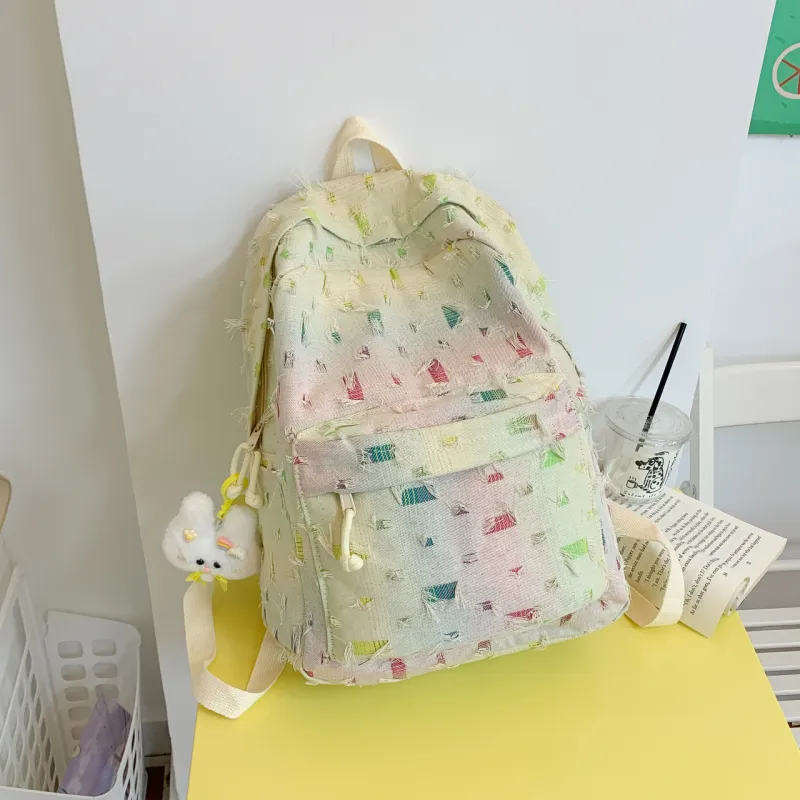 SUN EARTH &U Composite Cloth Backpack Women's Multicolor-7