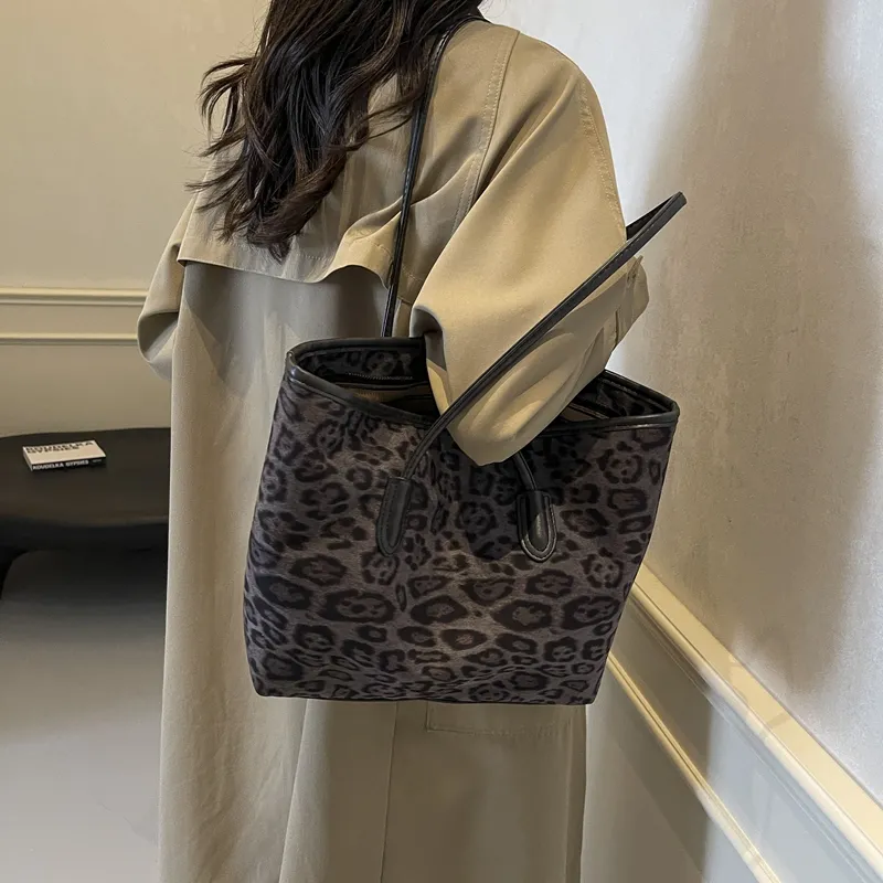 SUN ERATH&U Fabric Tote Bag Shopping Bag Shoulder Bags Women's Brown/Gray Purple-2