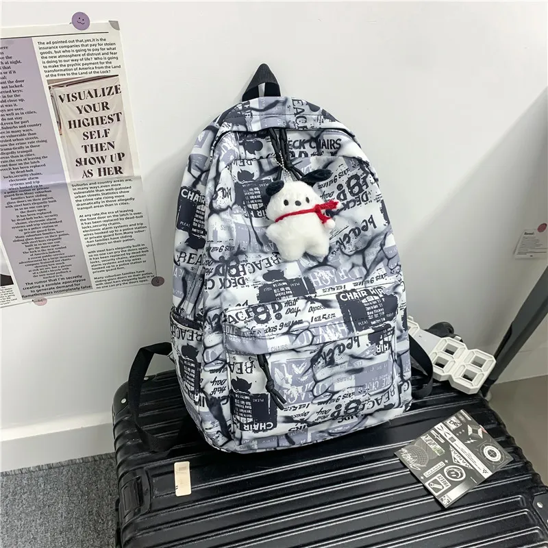 SUN EARTH &U Composite Cloth Backpack Unisex Multicolor-8