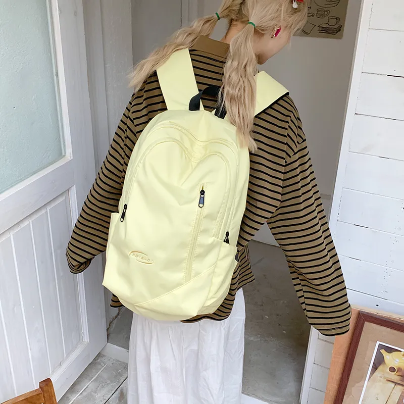 SUN ERATH&U Nylon Fabric Backpack Unisex Multicolor-8