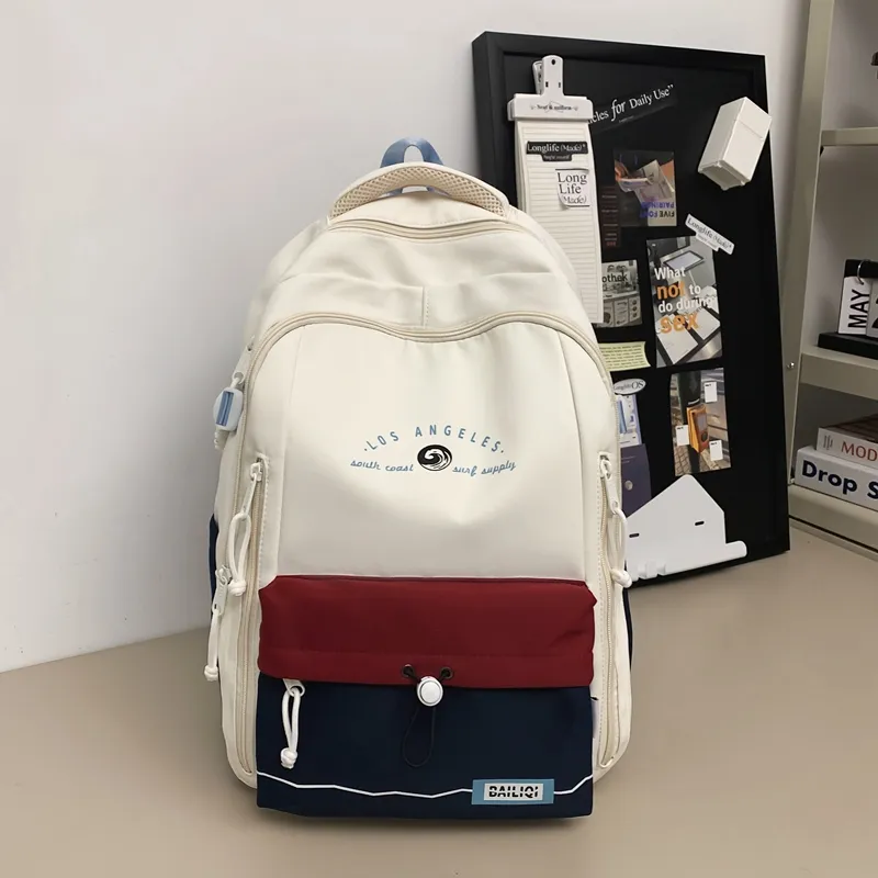 SUN EARTH &U Nylon Backpack Unisex Multicolor-1