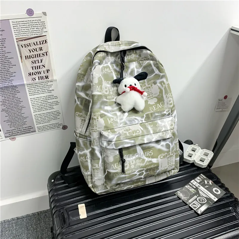 SUN EARTH &U Composite Cloth Backpack Unisex Multicolor-5