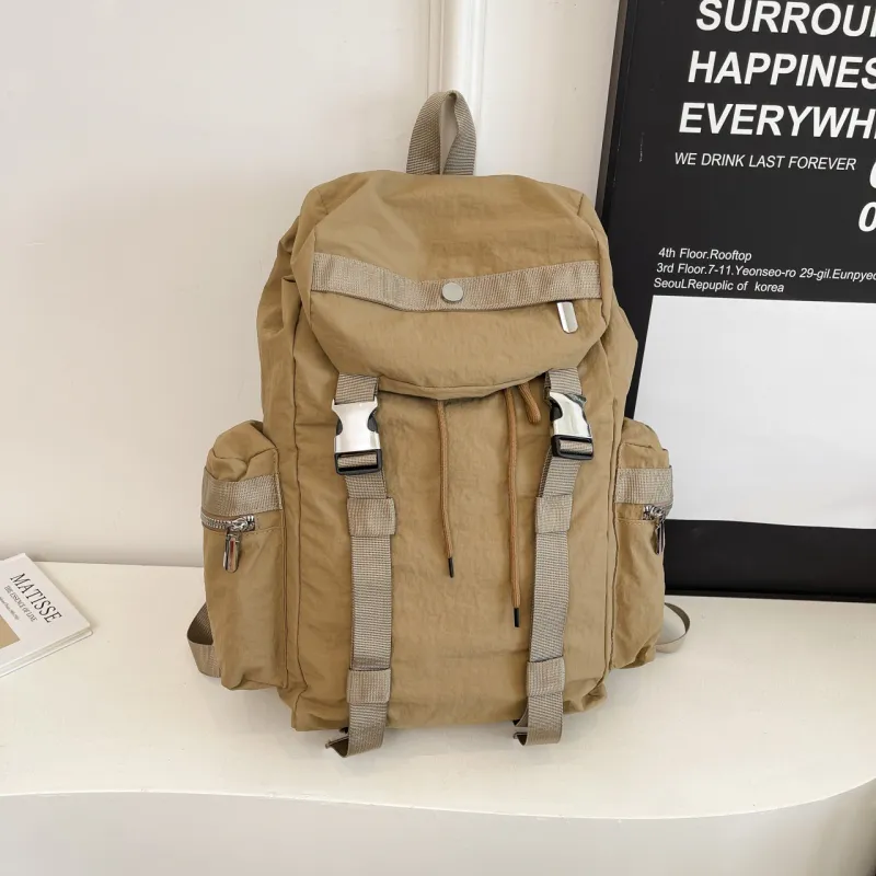 SUN EARTH &U Nylon Backpack Regular Unisex Multicolor-5