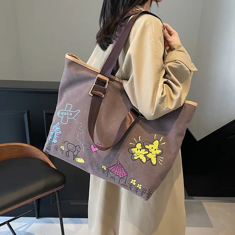 SUN ERATH&U Canvas Shoulder Bag Regular Women's Multicolor-15