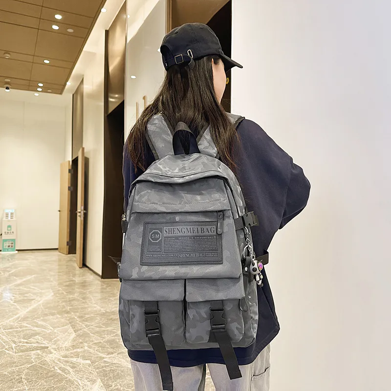 SUN ERATH&U Membrana Dermalis Backpack Unisex Multicolor-4