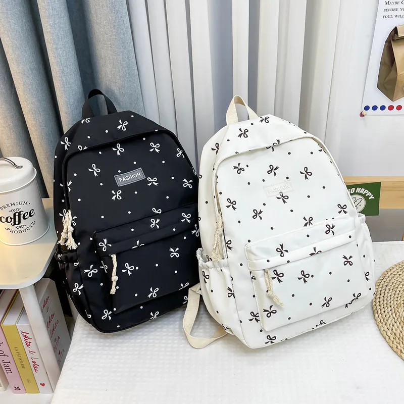 SUN ERATH&U Nylon Backpack Regular Women's Black/Purple/White Red Floral/White Blue Floral/Oceanic Black Floral-9