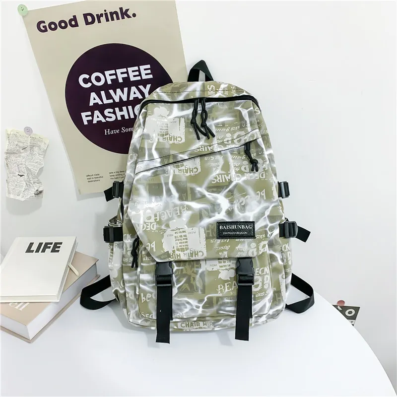 SUN EARTH &U Composite Cloth Backpack Unisex Multicolor-4