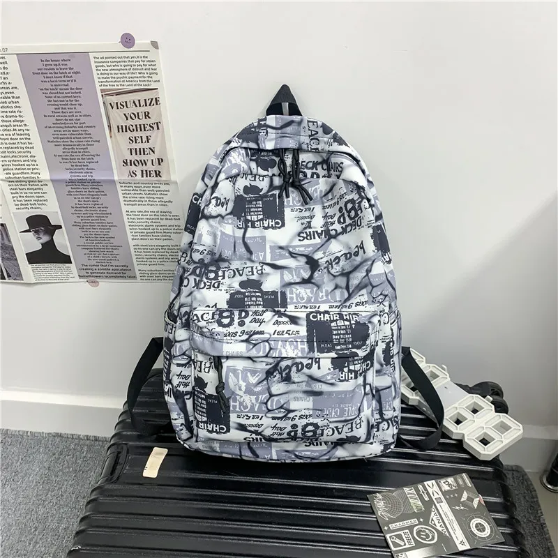 SUN EARTH &U Composite Cloth Backpack Unisex Multicolor-7