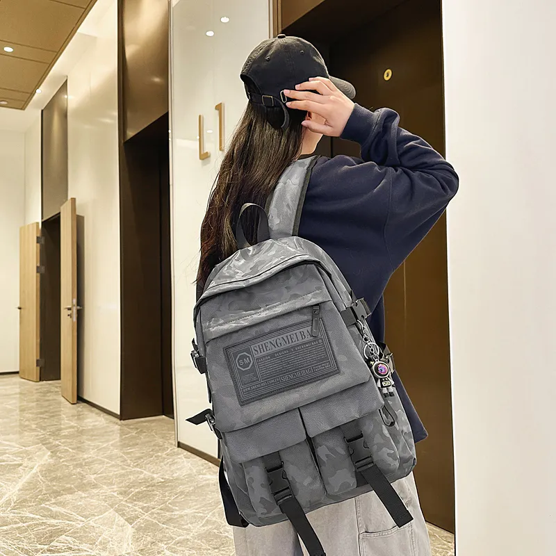 SUN ERATH&U Membrana Dermalis Backpack Unisex Multicolor-3