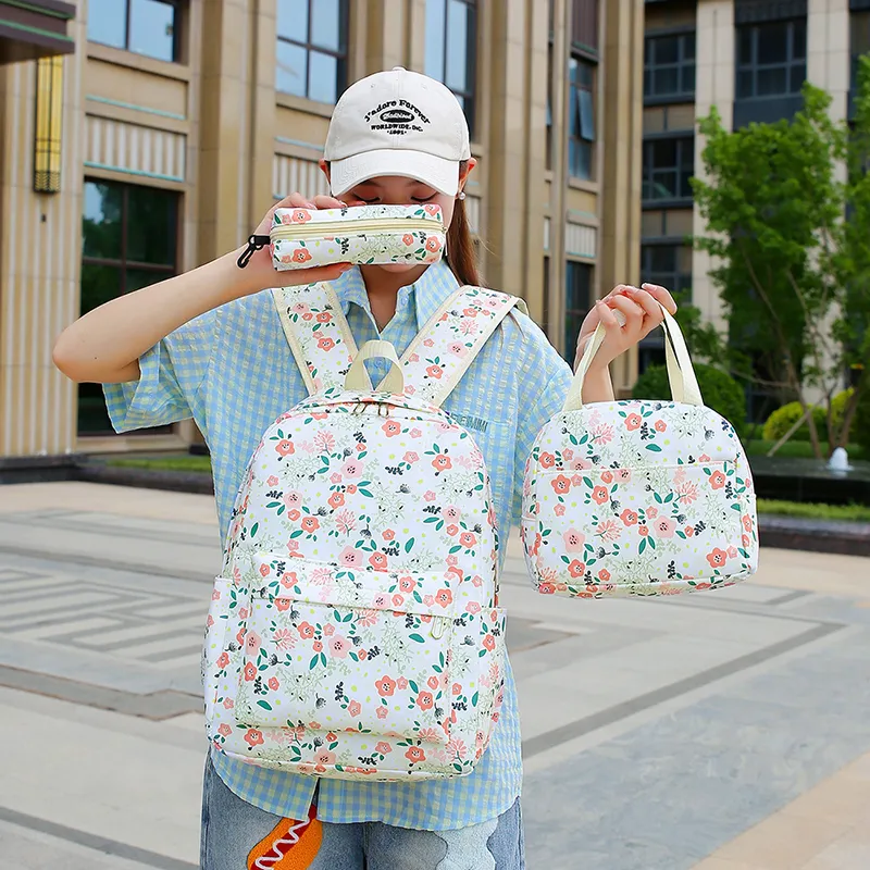 SUN ERATH&U Fabric Backpack Combo Set Women's Multicolor-13