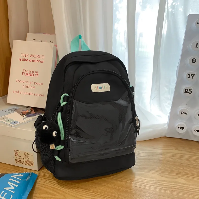 SUN ERATH&U Nylon And PVC Backpack Women's Multicolor-5