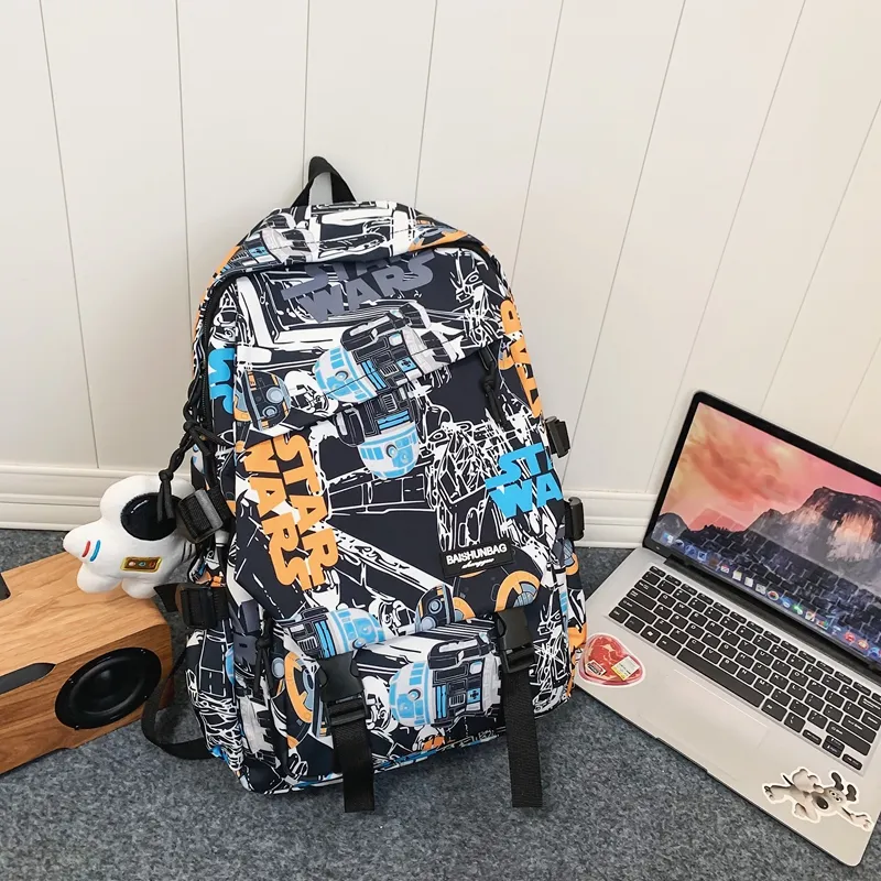 SUN EARTH &U Nylon Backpack Unisex Multicolor-14