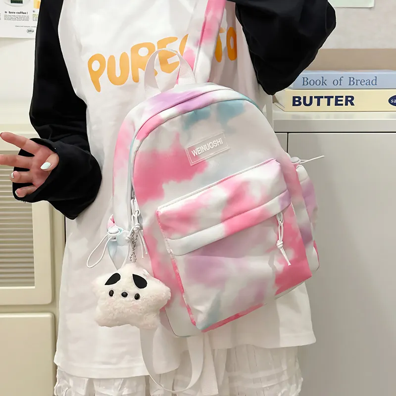 SUN EARTH &U Nylon Backpack Women's Multicolor-17