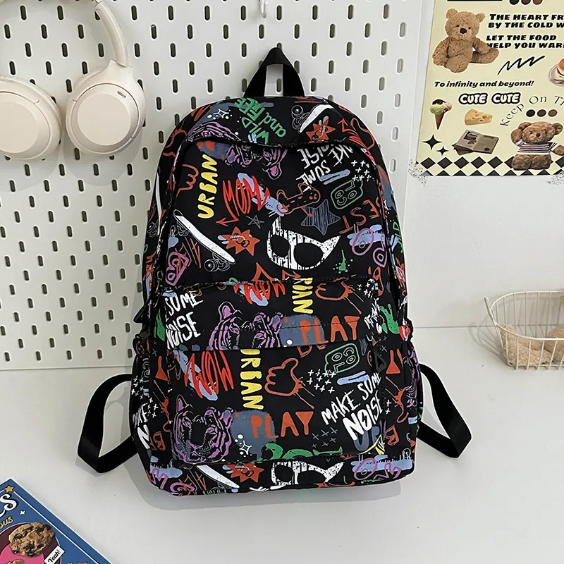 SUN EARTH &U Polyester Backpack Unisex Multicolor-5