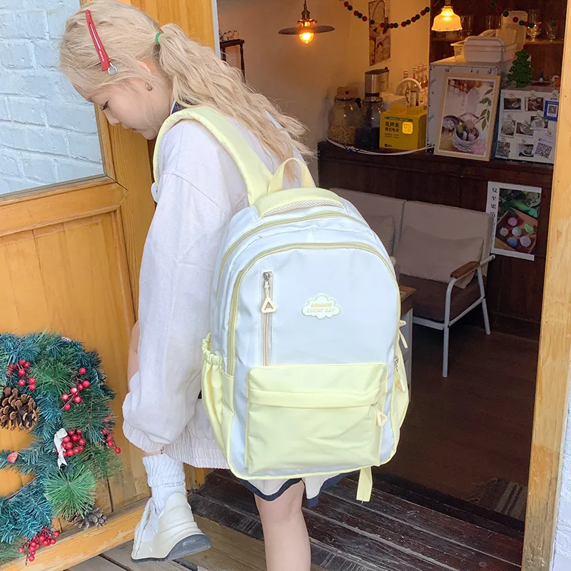 SUN ERATH&U Nylon Fabric Backpack Regular Unisex Multicolor-10
