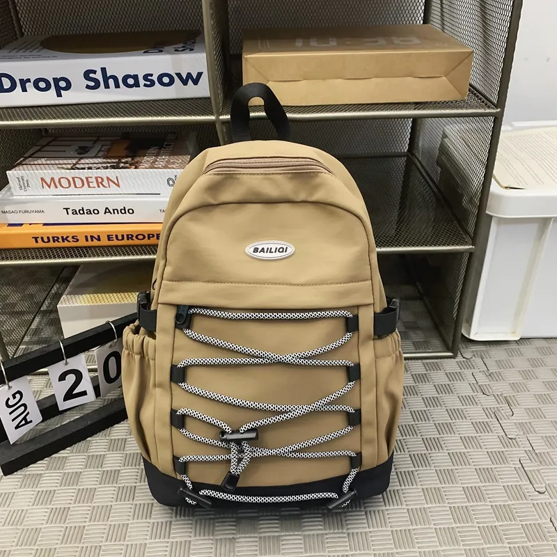 SUN EARTH &U Nylon Backpack Unisex Multicolor-5