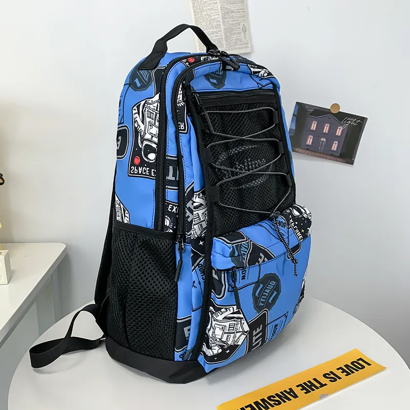 SUN ERATH&U Composite Cloth Backpack Unisex Multicolor-4