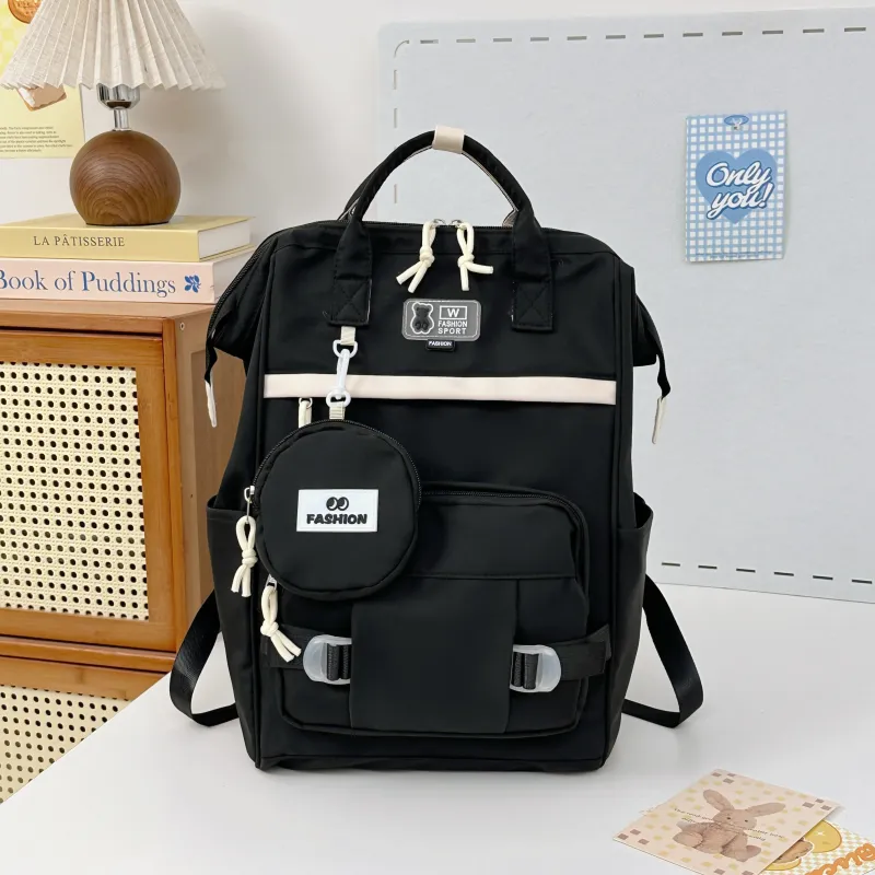 SUN EARTH &U Nylon Backpack Regular Unisex Multicolor-8