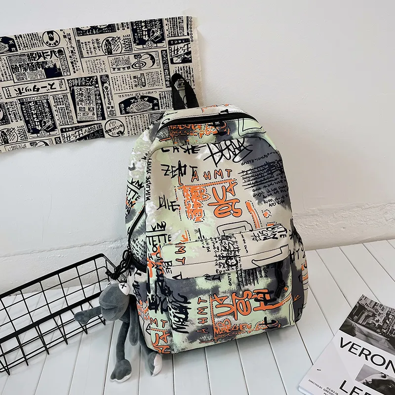 SUN EARTH &U Nylon Backpack Unisex Multicolor-2
