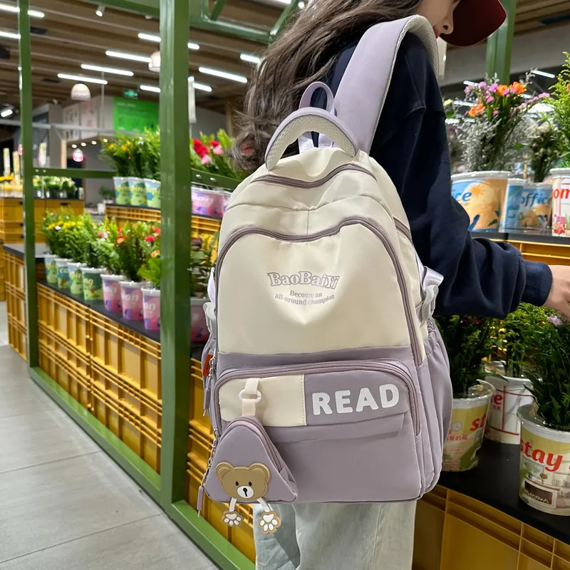 SUN ERATH&U Nylon Backpack Unisex Multicolor-15