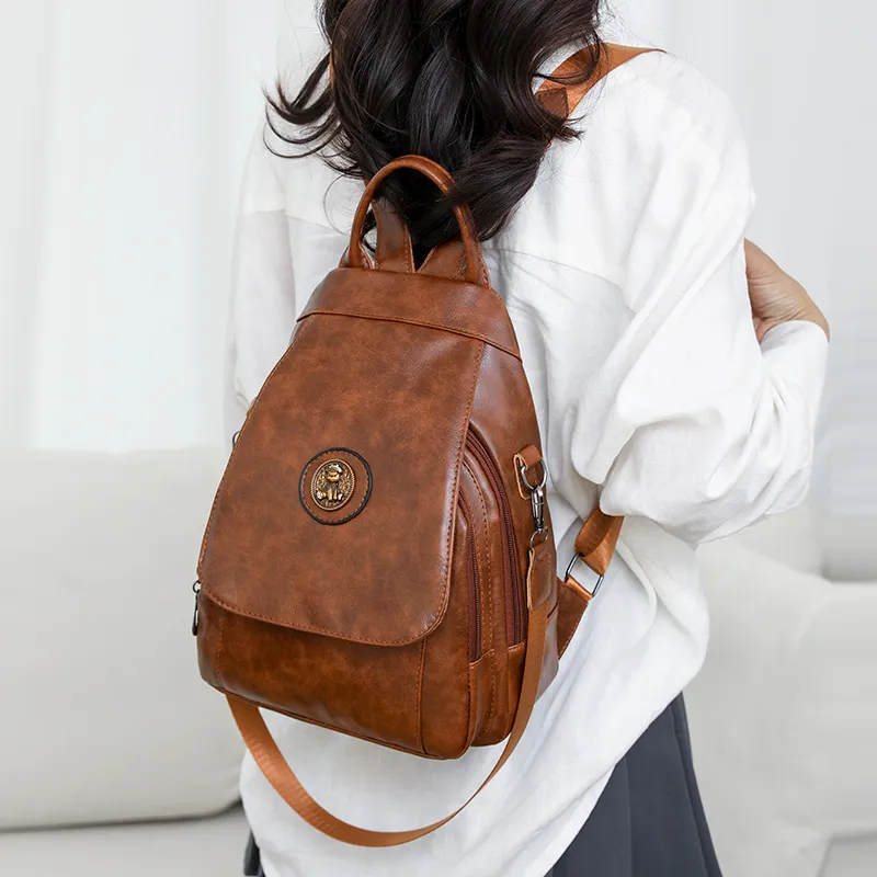 SUN ERATH&U PU Backpack Regular Women's Multicolor-2