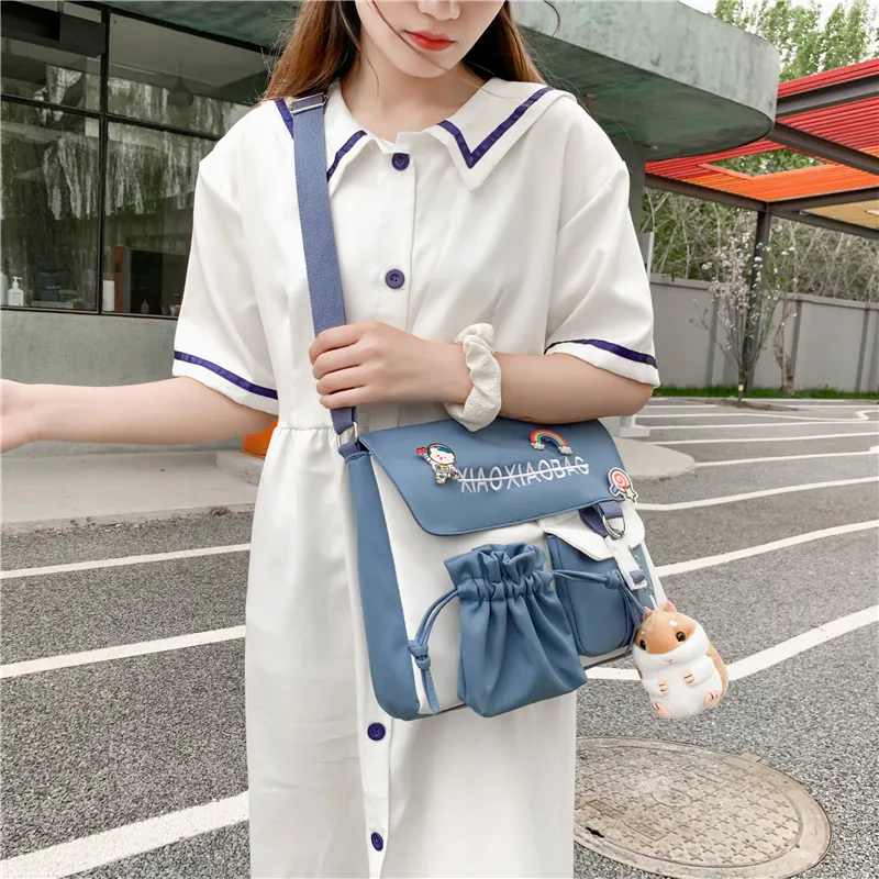 SUN ERATH&U Canvas Crossbody Bag Regular Women's Multicolor-7