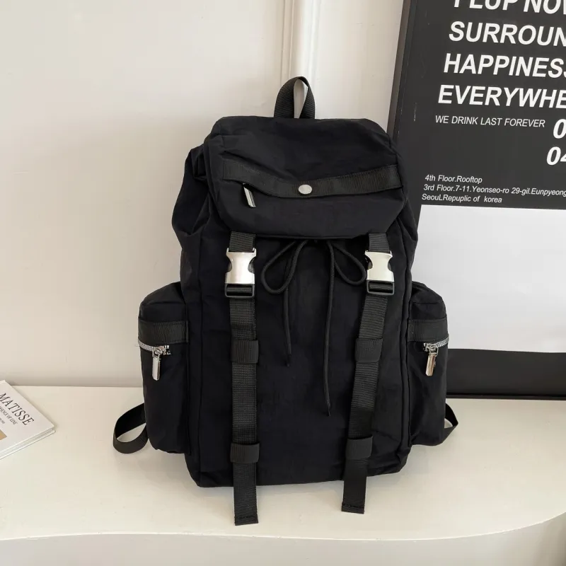 SUN EARTH &U Nylon Backpack Regular Unisex Multicolor-11