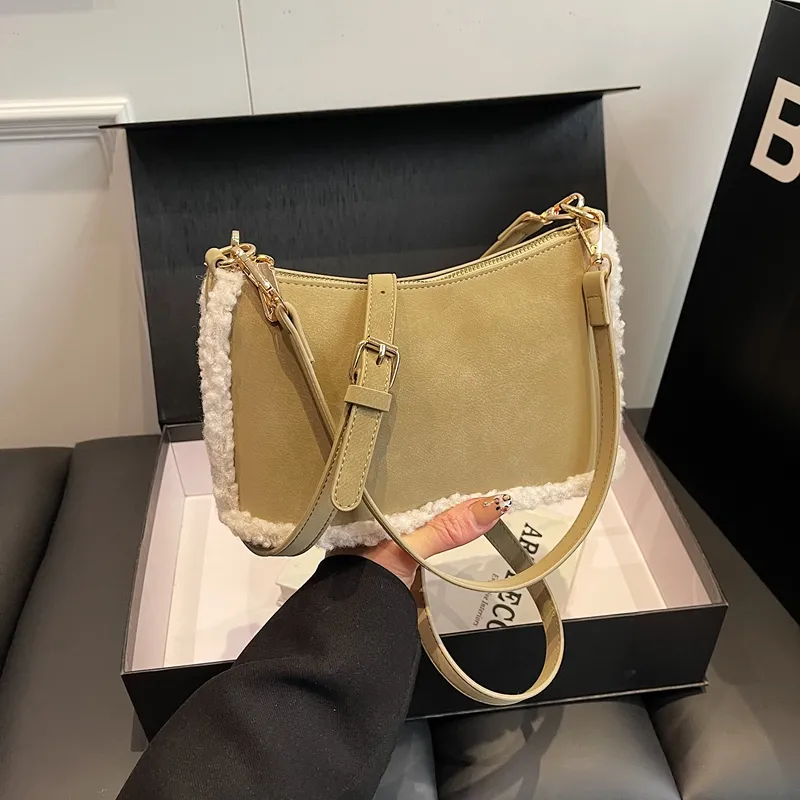 SUN ERATH&U Suede Crossbody Bag Regular Women's Multicolor-1