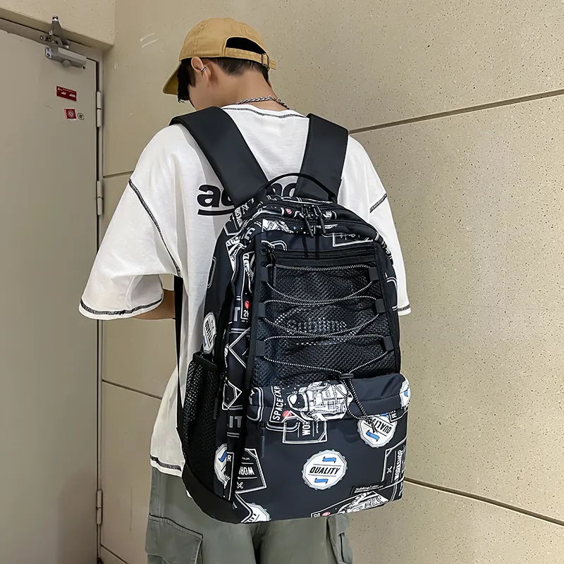 SUN ERATH&U Composite Cloth Backpack Unisex Multicolor-7