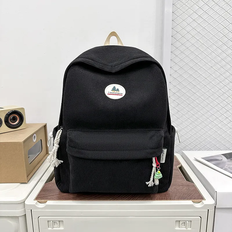 SUN EARTH &U Corduroy Backpack Unisex Multicolor-7