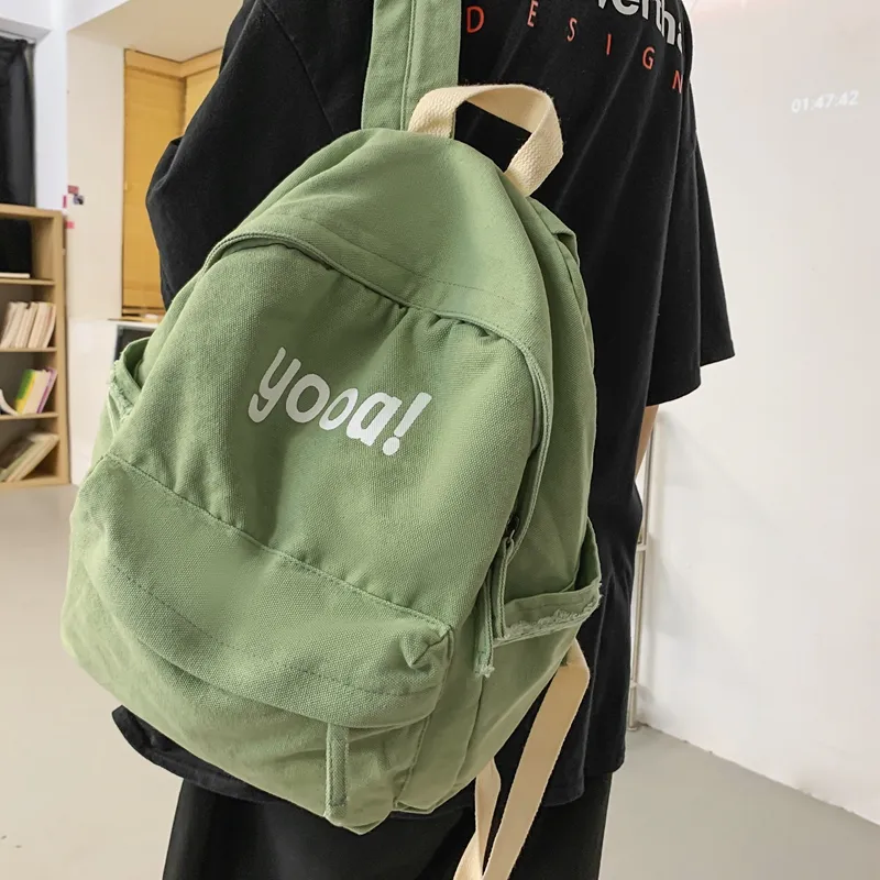 SUN ERATH&U Washable Canvas Backpack Regular Unisex Multicolor-6