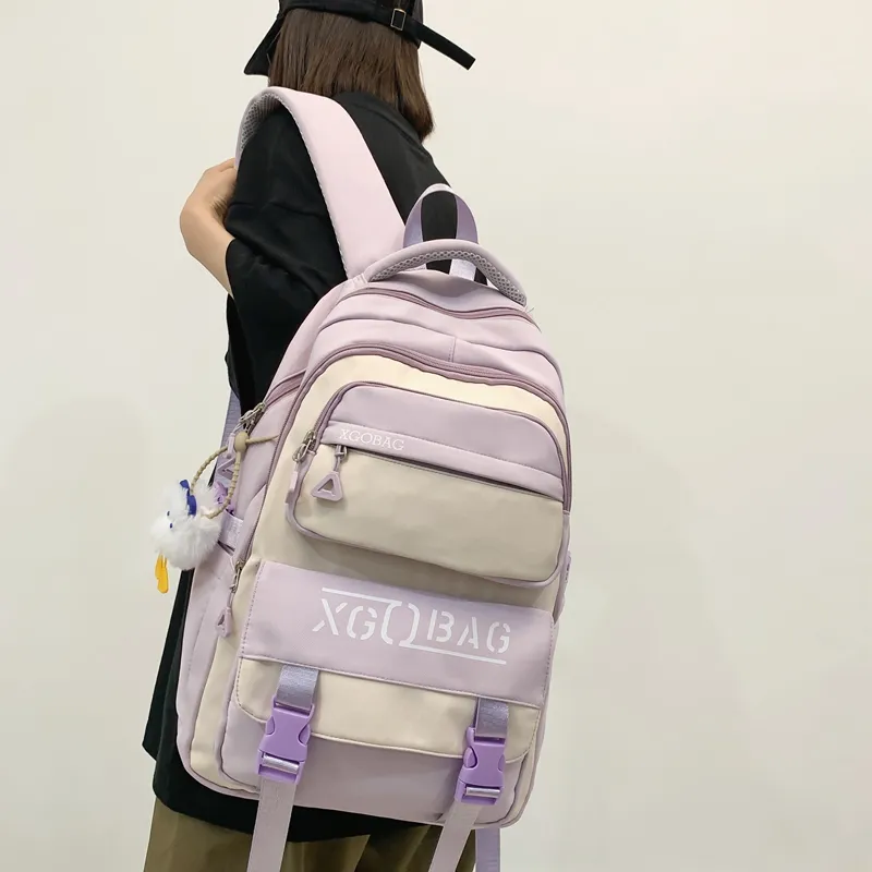 SUN ERATH&U Nylon Backpack Unisex Multicolor-15