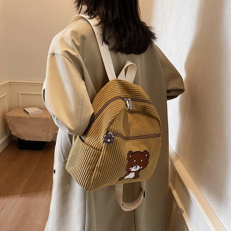 SUN ERATH&U Corduroy Backpack Regular Women's Multicolor-7