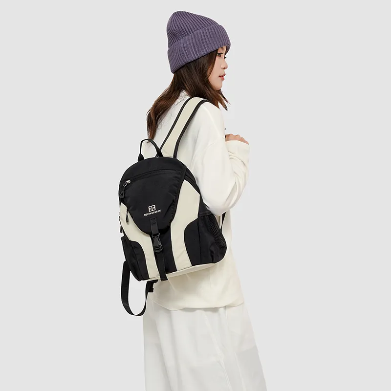 SUN ERATH&U Oxford Backpack Regular Women's Orange/Khaki/Black-8